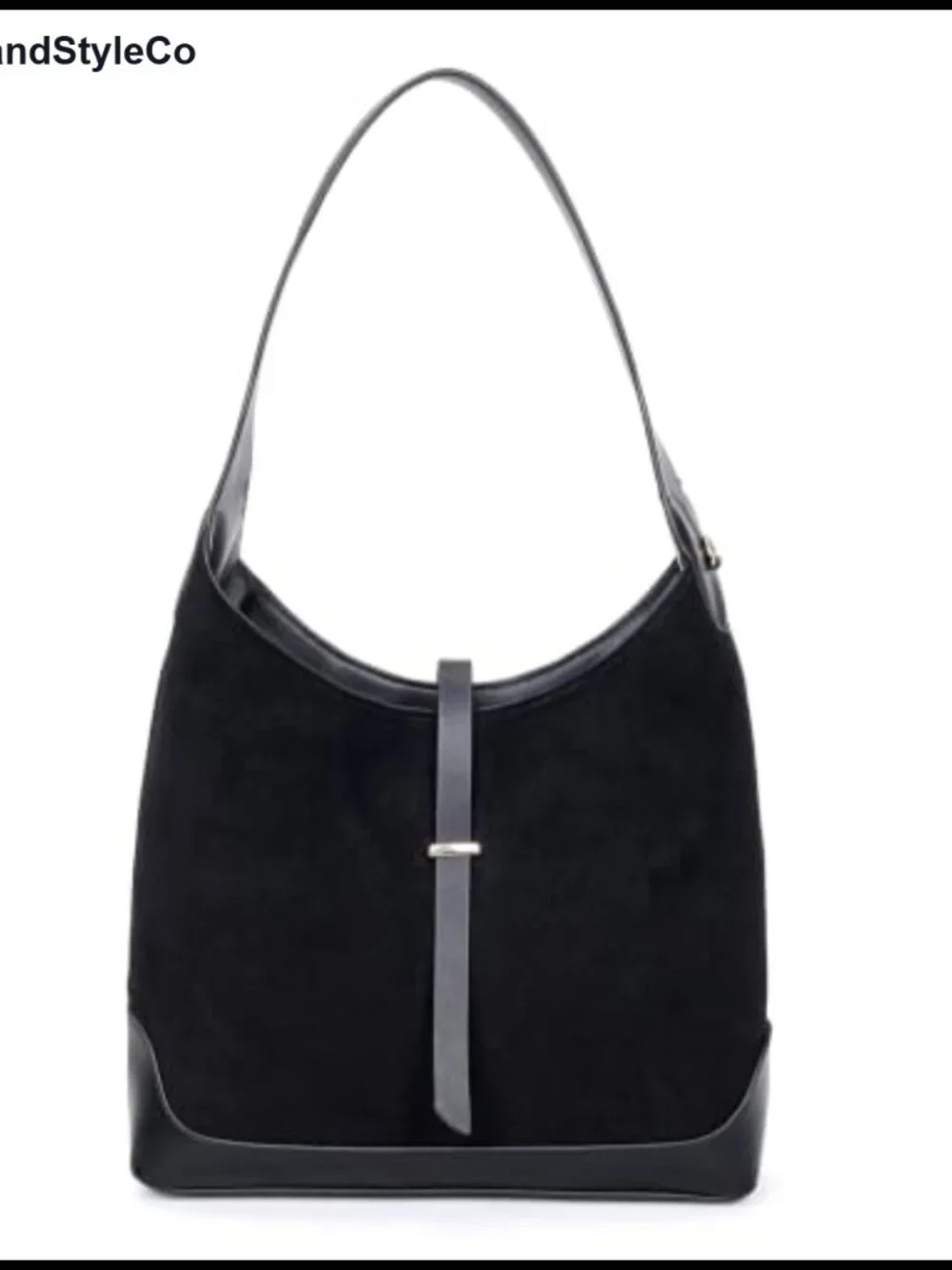 Faux Suede Slouchy Hobo Shoulder Bag Retro Tote Purse for Women Travel Work